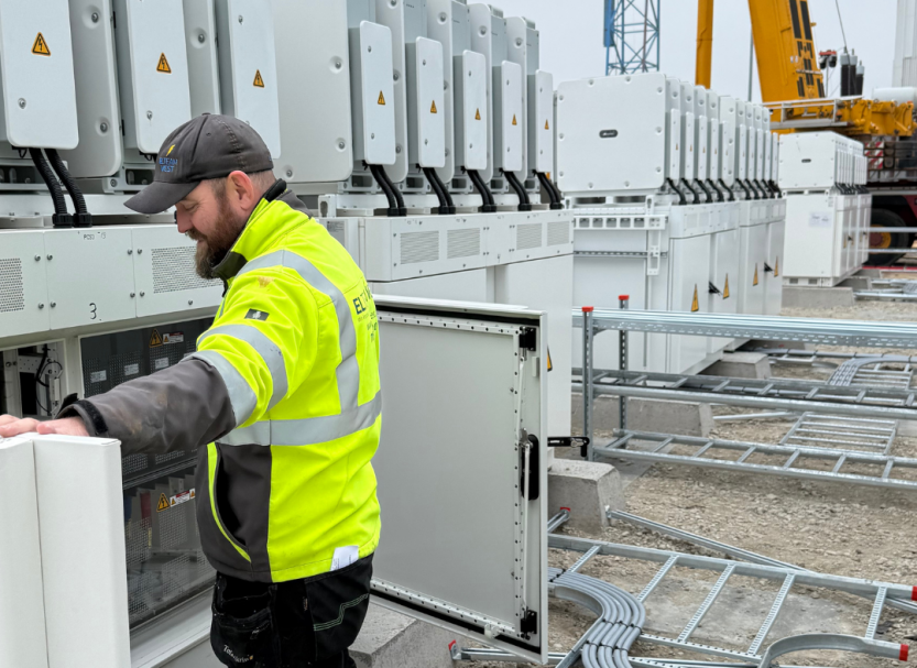 Infrastruktur til et af Danmarks største batterilagringsanlæg